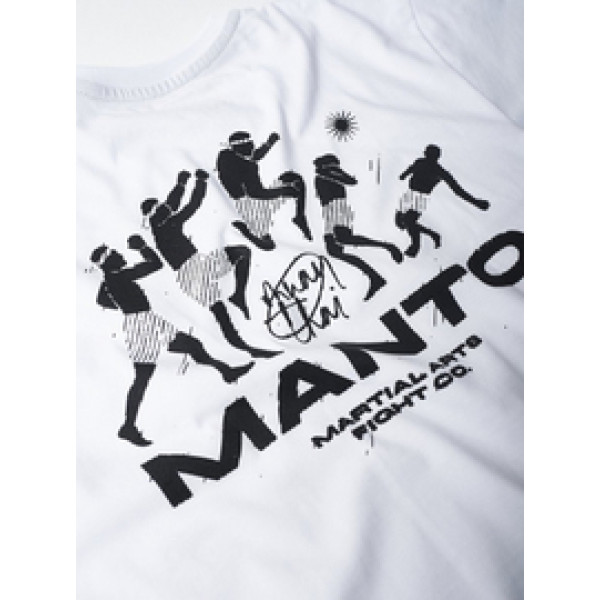 Футболка MANTO T-shirt Sequence White
