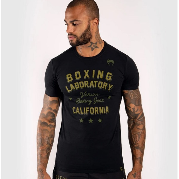 Футболка Venum Boxing Lab Black Green