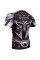 Рашгард Venum Gladiator 3.0 Rashguard Black White Short Sleeves
