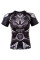 Рашгард Venum Gladiator 3.0 Rashguard Black White Short Sleeves
