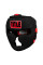Шлем Title Leather Solar Headgear Black Red
