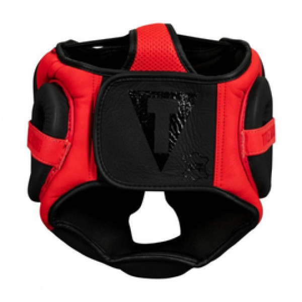 Шлем Title Leather Solar Headgear Black Red