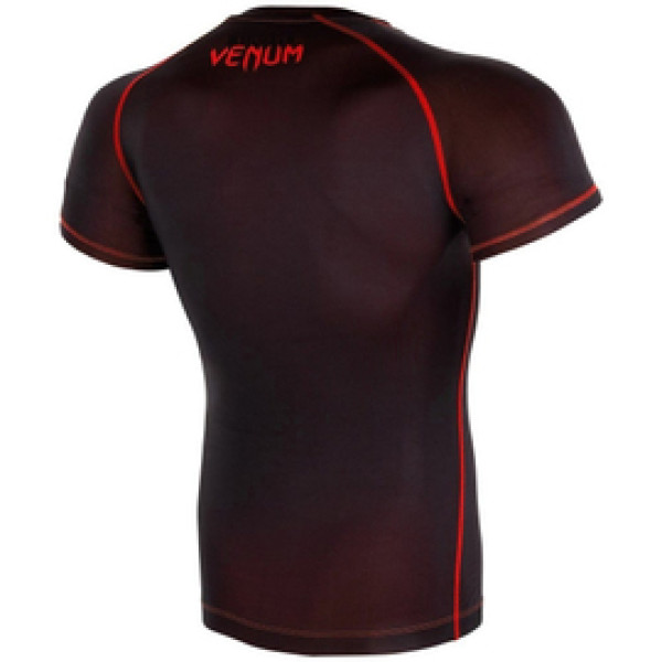 Компрессионная футболка Venum Contender 3.0 Compression T-shirt Short Sleeves Black/Red