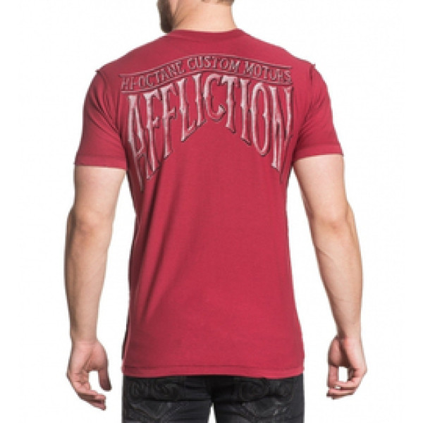 Двухсторонняя футболка Affliction Free Tribe Rio Red