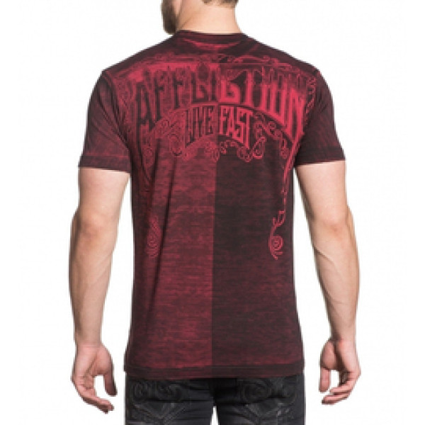 Двухсторонняя футболка Affliction Free Tribe Rio Red