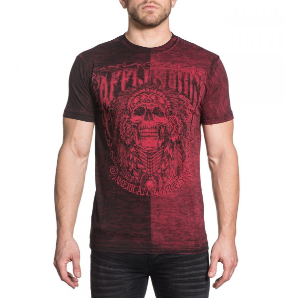 Двухсторонняя футболка Affliction Free Tribe Rio Red
