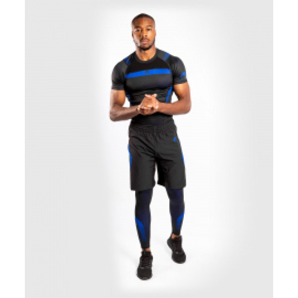 Рашгард с коротким рукавом Venum Nogi 3.0 Short Sleeves Rashguard Black Blue