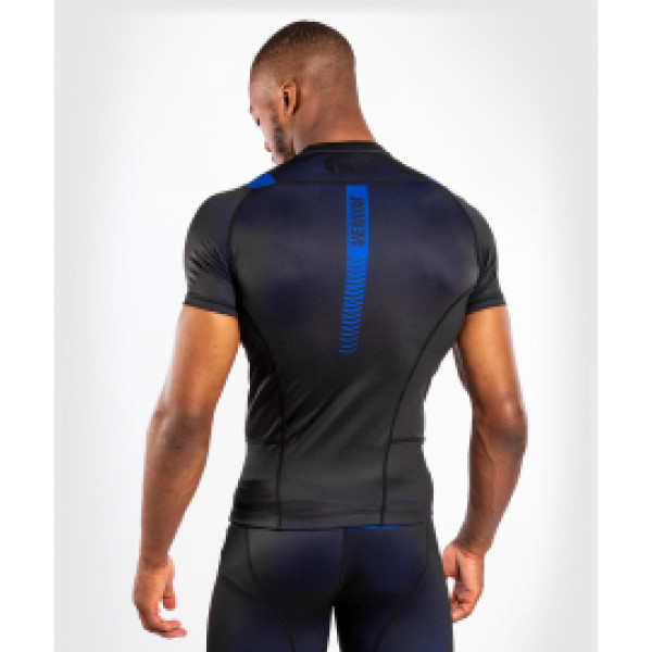 Рашгард с коротким рукавом Venum Nogi 3.0 Short Sleeves Rashguard Black Blue