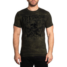 Футболка Affliction Nevermind Military Green