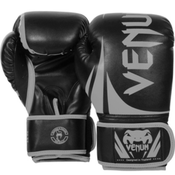 Боксерские перчатки Venum Challenger 2.0 Black Grey