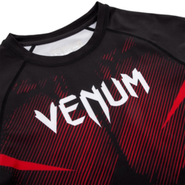 Рашгард Venum NoGi 2.0 Rashguard Long Sleeves Black Red
