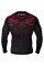 Рашгард Venum NoGi 2.0 Rashguard Long Sleeves Black Red