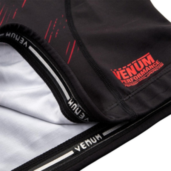 Рашгард Venum NoGi 2.0 Rashguard Long Sleeves Black Red