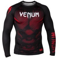 Рашгард Venum NoGi 2.0 Rashguard Long Sleeves Black Red