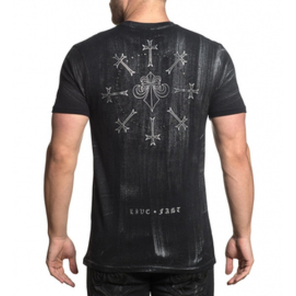 Футболка Affliction Circle of Souls T-Shirt Black
