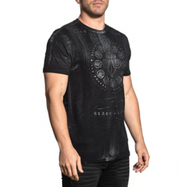 Футболка Affliction Circle of Souls T-Shirt Black