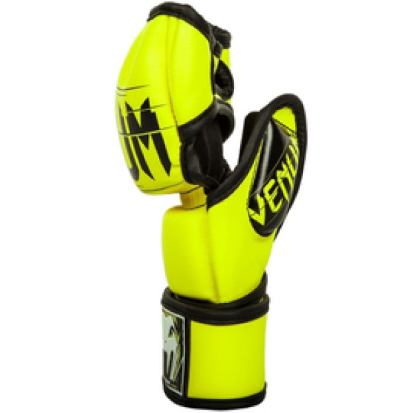Перчатки Venum Undisputed 2.0 MMA Gloves - Semi Leather Yellow