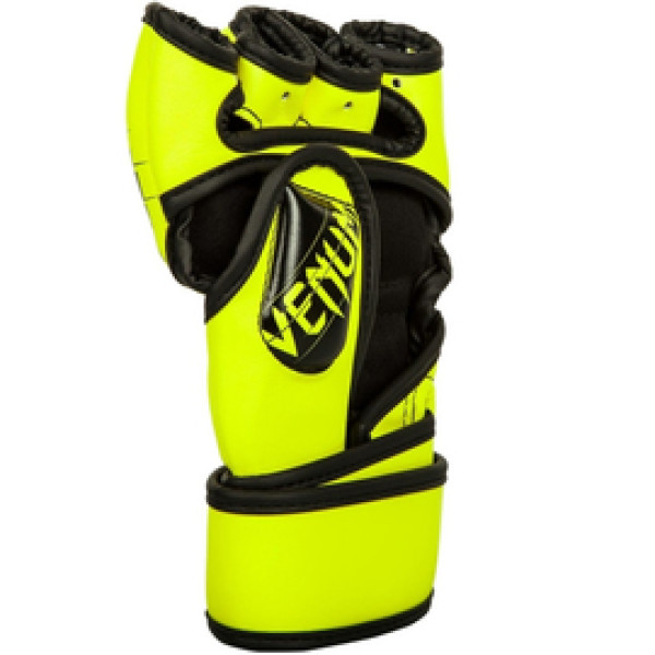 Перчатки Venum Undisputed 2.0 MMA Gloves - Semi Leather Yellow