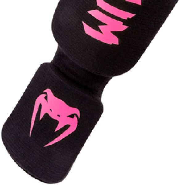 Защита голени и голеностопа Venum Kontact Shinguards - Cotton Neo Pink