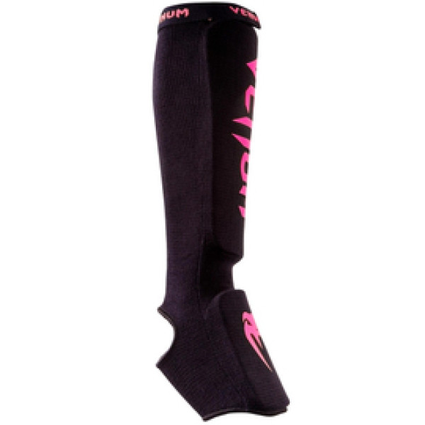 Защита голени и голеностопа Venum Kontact Shinguards - Cotton Neo Pink