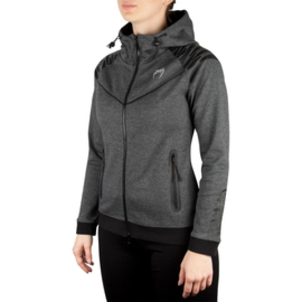 Женская толстовка Venum Laser Hoody Dark Heather Grey