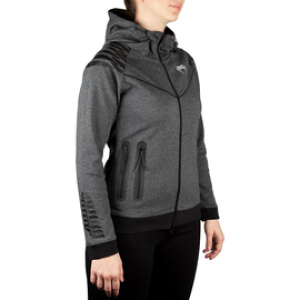 Женская толстовка Venum Laser Hoody Dark Heather Grey