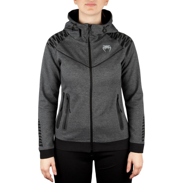Женская толстовка Venum Laser Hoody Dark Heather Grey