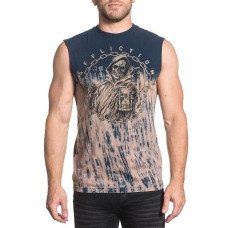 Безрукавка Affliction Mortal Coil Vintage Blue