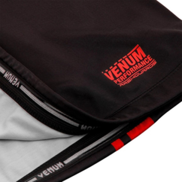 Рашгард Venum Logos Short Sleeves Rashguard Black Red