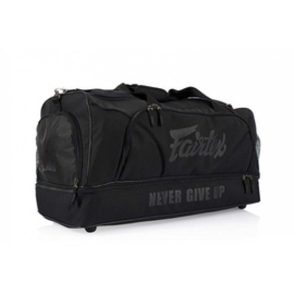 Сумка спортивная Fairtex Heavy Duty Gym Bag Black on Black