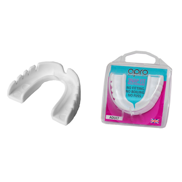 Капа боксерська OPRO Snap-Fit White (art.002139010)