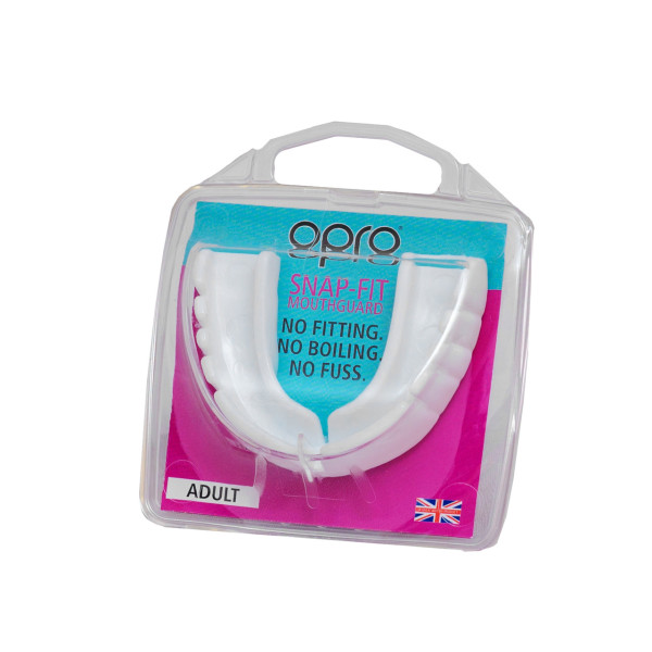 Капа боксерська OPRO Snap-Fit White (art.002139010)