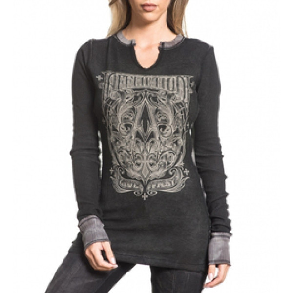 Двустороння термалка Affliction Rossellini Reversible Thermal