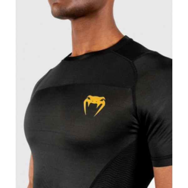 Рашгард Venum G-Fit Rashguard Short Sleeves Black Gold
