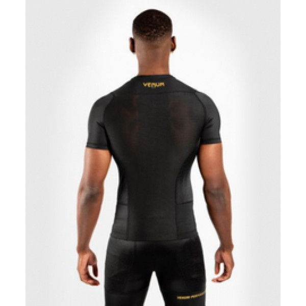 Рашгард Venum G-Fit Rashguard Short Sleeves Black Gold