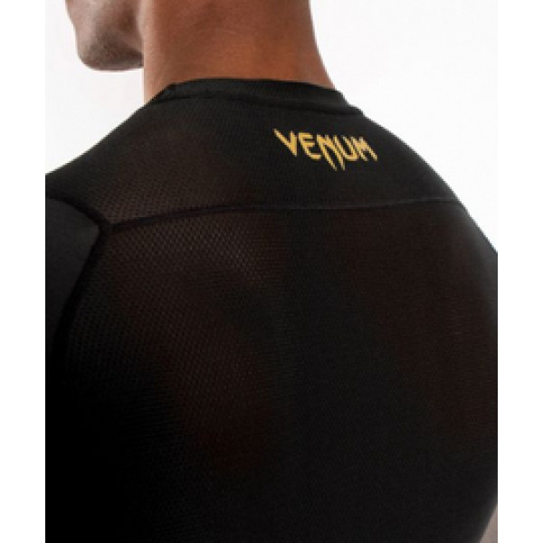 Рашгард Venum G-Fit Rashguard Short Sleeves Black Gold