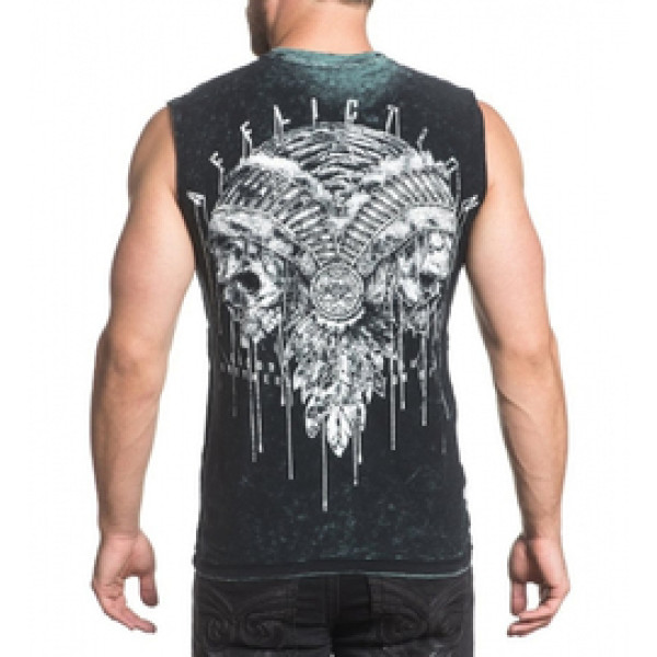 Двусторонняя безрукавка Affliction Tarnished Divio Reversible Muscle Tee