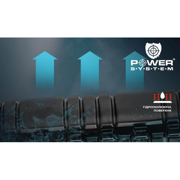 Массажный ролик Power System Fitness Foam Roller PS-4050 Black/Orange