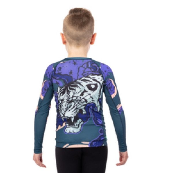 Детский рашгард Tatami Kids Moonlight Tiger Eco Tech Recycled Rash Guard
