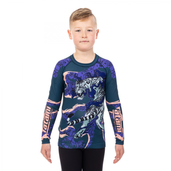 Детский рашгард Tatami Kids Moonlight Tiger Eco Tech Recycled Rash Guard