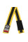 Детский пояс для кимоно Peresvit BJJ Belt Kid's Yellow Black Stripe