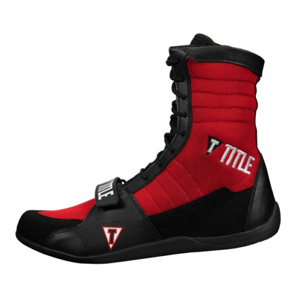 Боксерки Title Ring Freak Boxing Shoes Black Red
