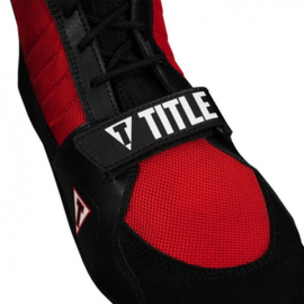 Боксерки Title Ring Freak Boxing Shoes Black Red