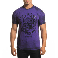 Футболка Affliction AC Iron Grease A24270 Arctic Purple