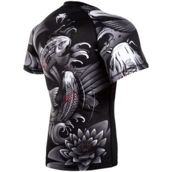 Рашгард Venum Koi 2.0 Rashguards Short Black White