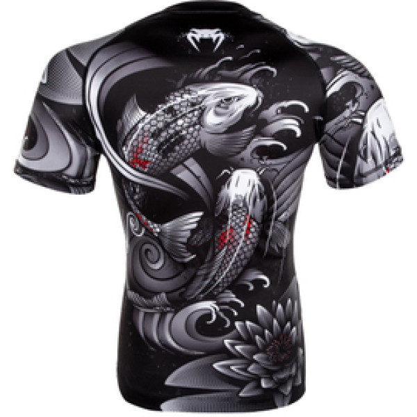 Рашгард Venum Koi 2.0 Rashguards Short Black White