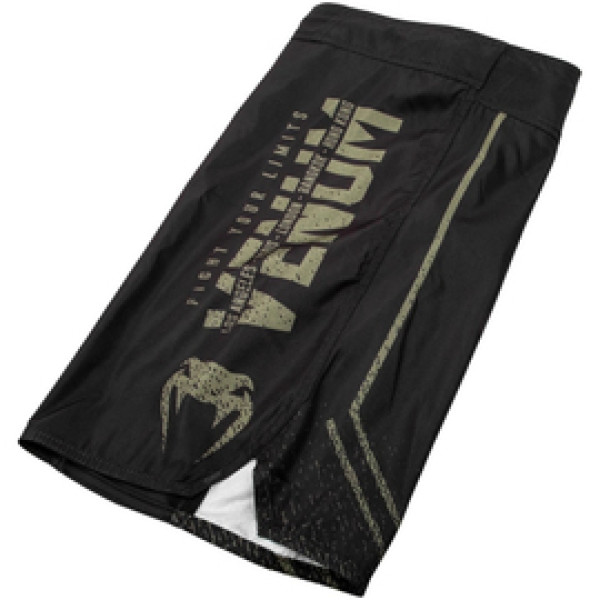 Шорты для ММА Venum Signature Fightshorts Black Khaki Exclusive