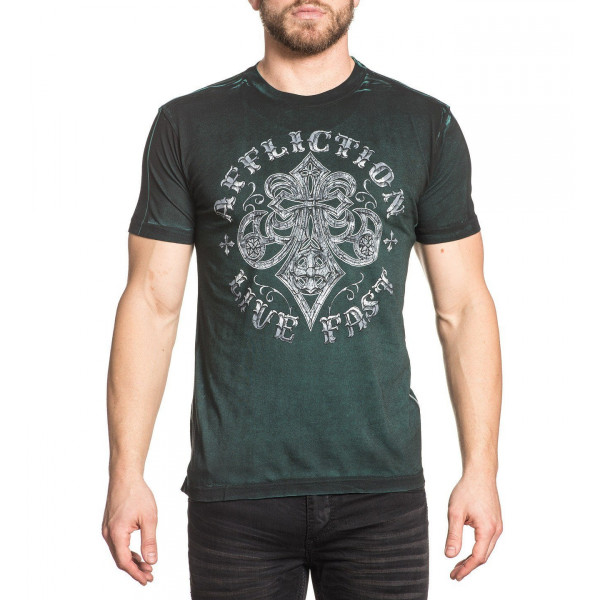 Футболка Affliction Royale Impact SS Tee Teal