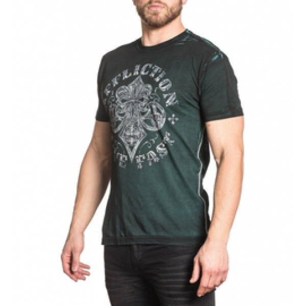 Футболка Affliction Royale Impact SS Tee Teal