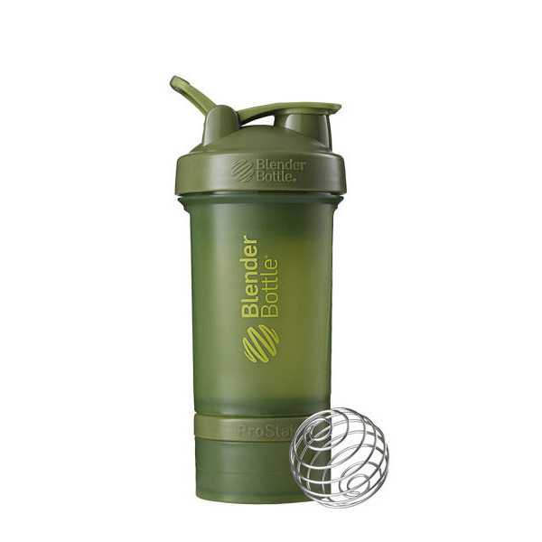 Шейкер спортивний BlenderBottle ProStak 22oz/650ml з 2-ма контейнерами Moss Green (Original)